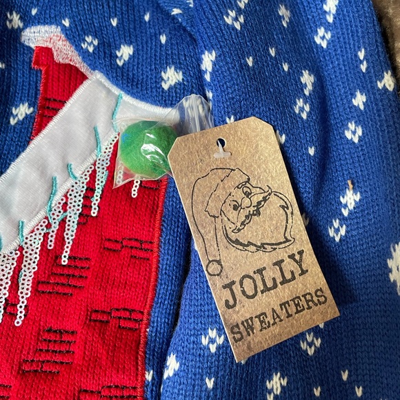 Light up JOLLY SWEATERS Light-up Christmas Sweater - Picture 7 of 8